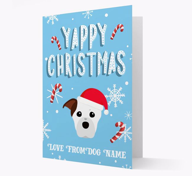 Yappy Christmas: Personalized {breedFullName} Christmas Card